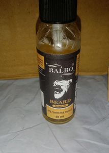 Balbo Beard Growth Hair Oil, With Almond Oil &amp; Vitamin E ...50ML
