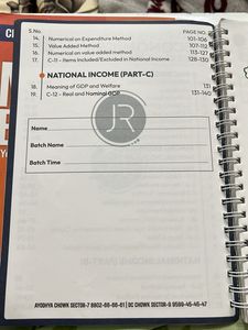 Economics Notes Class 12 By Jr