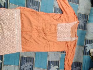 Peach Kurta