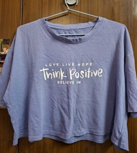 Lavender Crop Top
