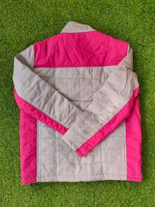Winter Pink &amp; Grey Jacket Heavy Quality