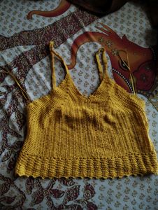 Crochet Yellow Top