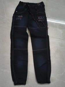 Boy's Stylish Denim Joggers