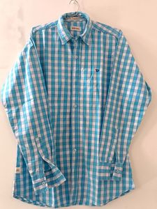 Sky Blue Shirt With White Check
