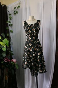 Floral Asymmetric Dress
