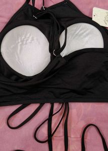 Black Halter Top