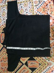 Black Turtle Neck Top