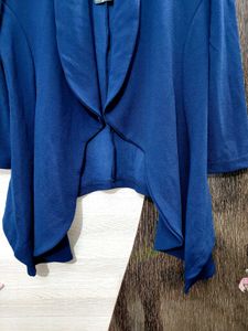 Stylish Blue Cardigan cum Coat