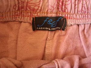 Pink Butterfly Print Shorts