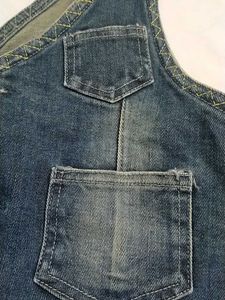 Denim Vest Top
