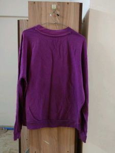 Purple Pullover Sweatshirt