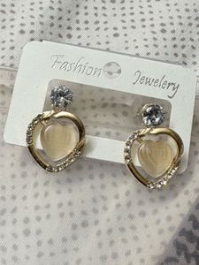 Heart Drop Earrings