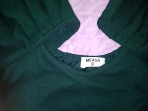 DARK GREEN PARTY TOP