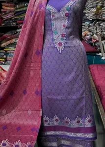 Elegant  Pure Kani Woolen Suit