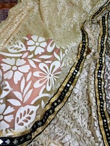Elegant Embroidered Sari