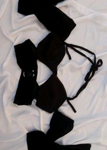 (Negotiable) Black Cut Out Top