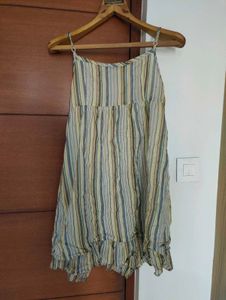 Ariana Grande Style Short Striped Dress