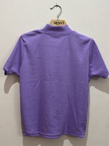 lavender zip-up top