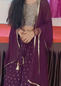 Elegant Purple Lehenga Choli Set