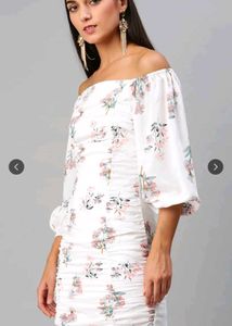 Floral Off-Shoulder Dress