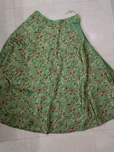 Green Lengha Choli