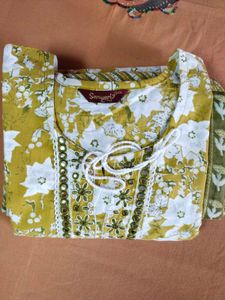 Floral Print Kurta Set