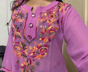 Pink Kurta