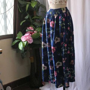 Floral Print Skirt