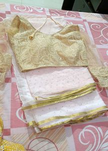Saree With Redimade Blause