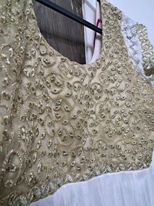 White Anarkali