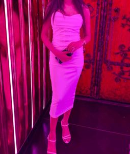 White Corset Midi Dress From Newme