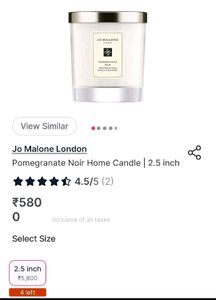 Jo Malone London Scented Candle Bougie Perfume