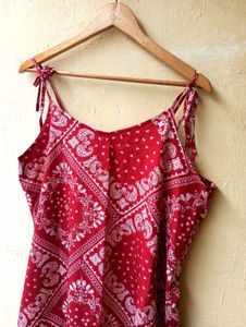 Shein Red Bandana Sundress (Women)