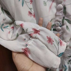 Floral Print Casual Top