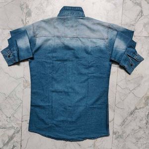 PREMIUN BRAND ALLEN SOLLY  Denim Shirt