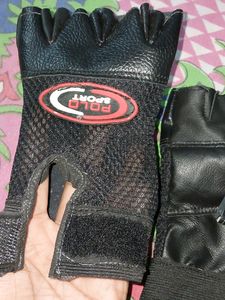 Leather Gloves (Bicycling, Weights, Etc)  For Bothe Women And Men.