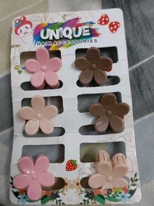Flower Hair Clips