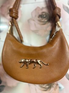 Brown Panther Shoulder Bag