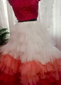 Luxury Tulle Layered Top skirt