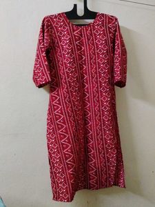 Bandhini print kurti