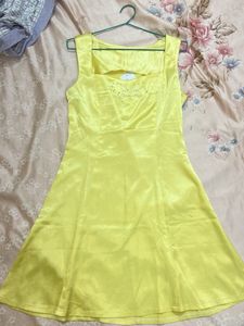 Yellow Mini Dress
