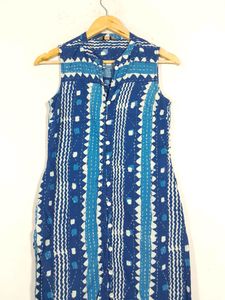 Blue Printed Stright Fit Kurta  (Women&#39;s)
