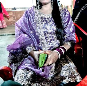 Pakistani Georgette Suit With Garara And Dupatta