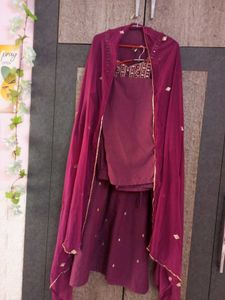 Elegant Embroidered Kurta Pant Set