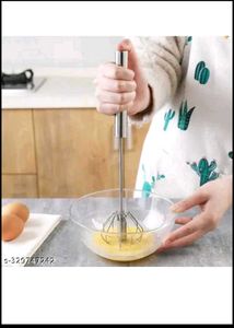 Stainless Steel Push Whisk