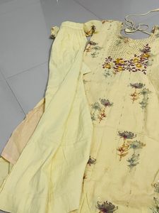 Cotton Kurta Plazo set