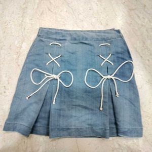 Denim Mini Skirt