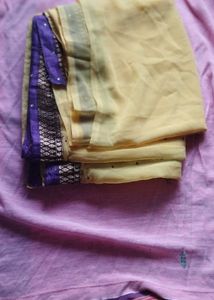 Beautiful Yellow Saree