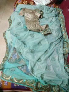 Elegant Green Saree