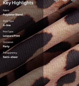 Brown Leopard Print Cutout Maxi Dress NewMe